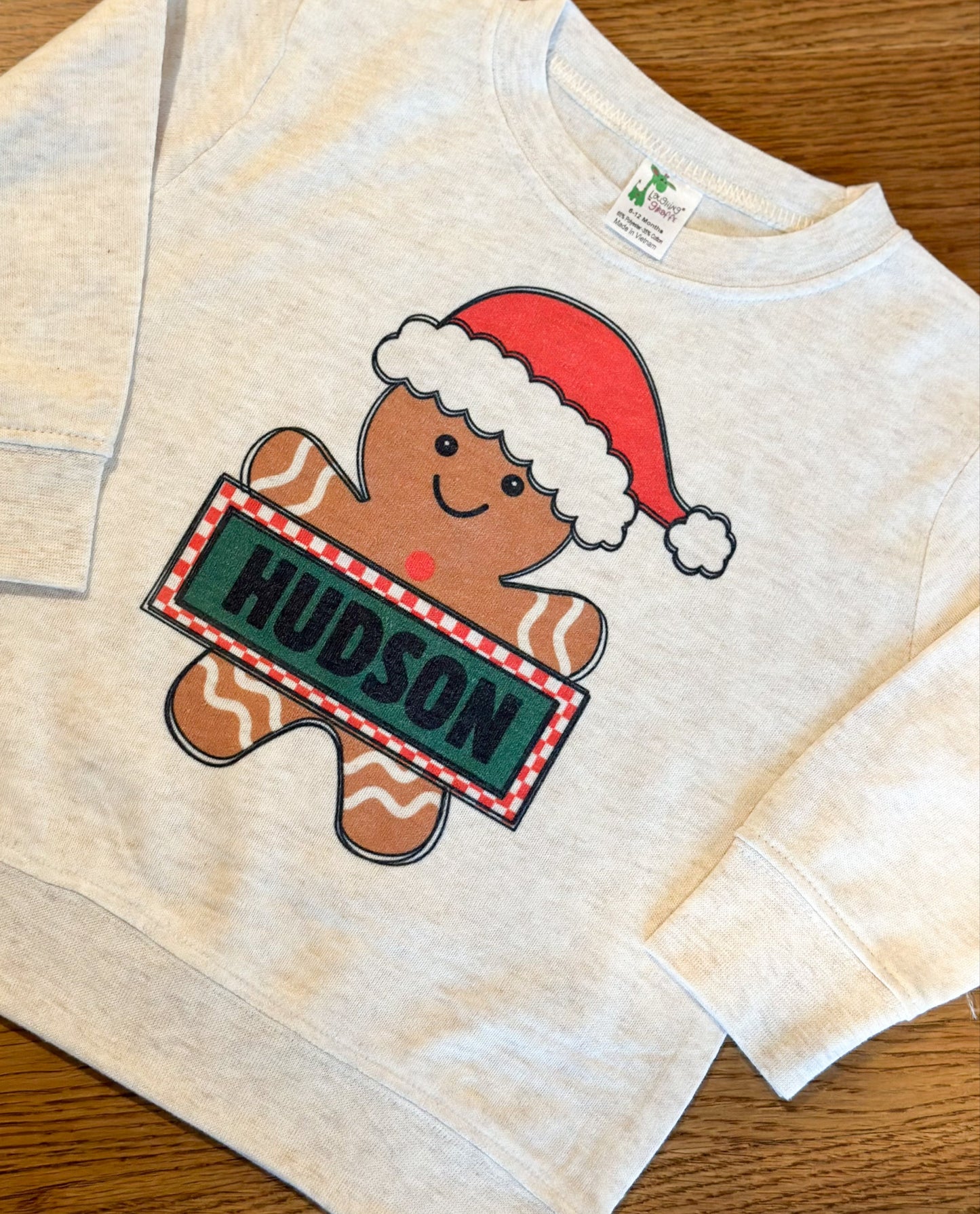 Custom Name Gingerbread BOY
