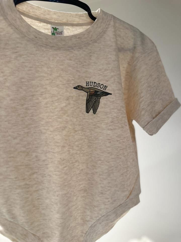 Custom Name Flying Duck