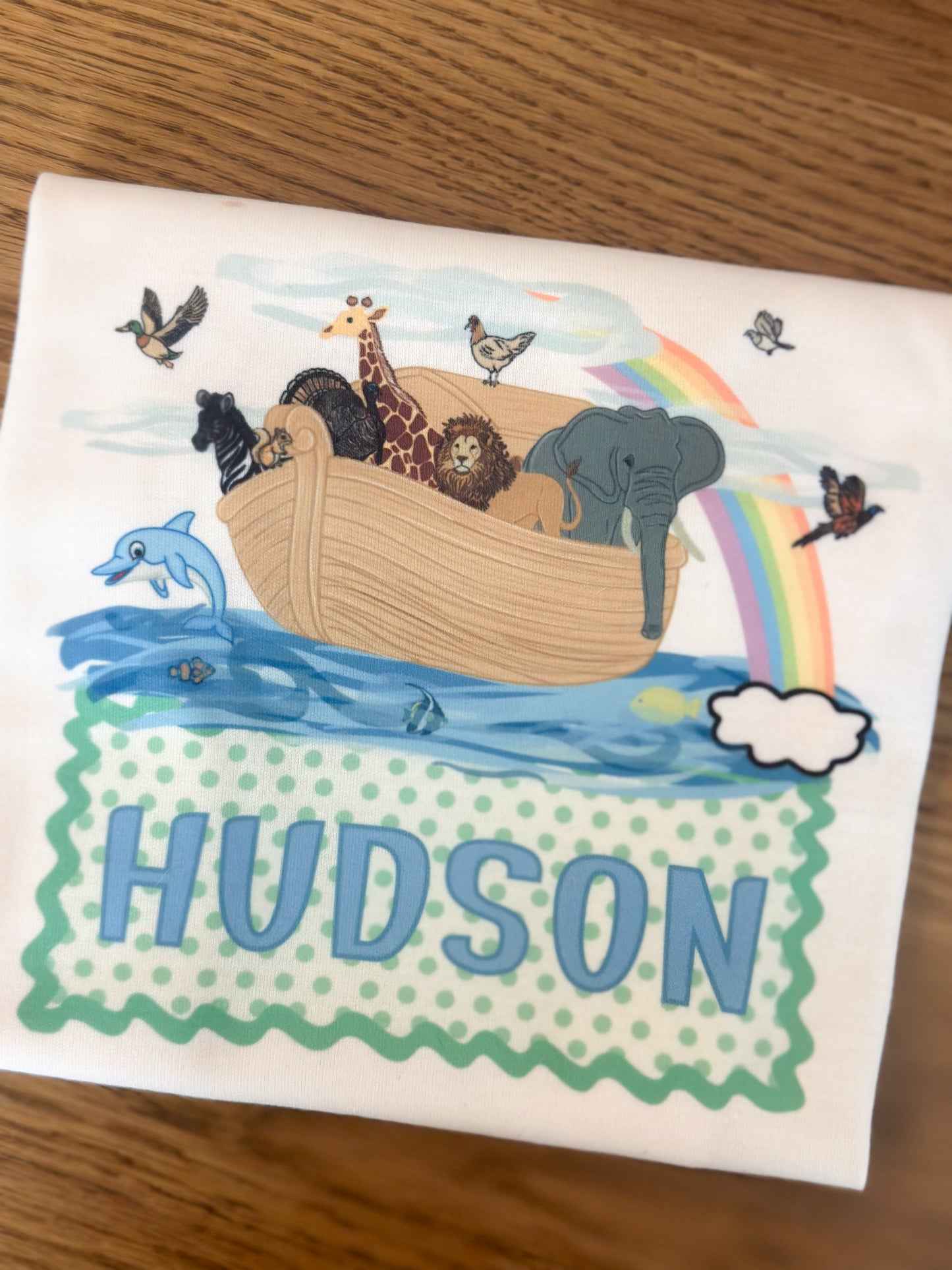 Custom Name BOY Noah Ark