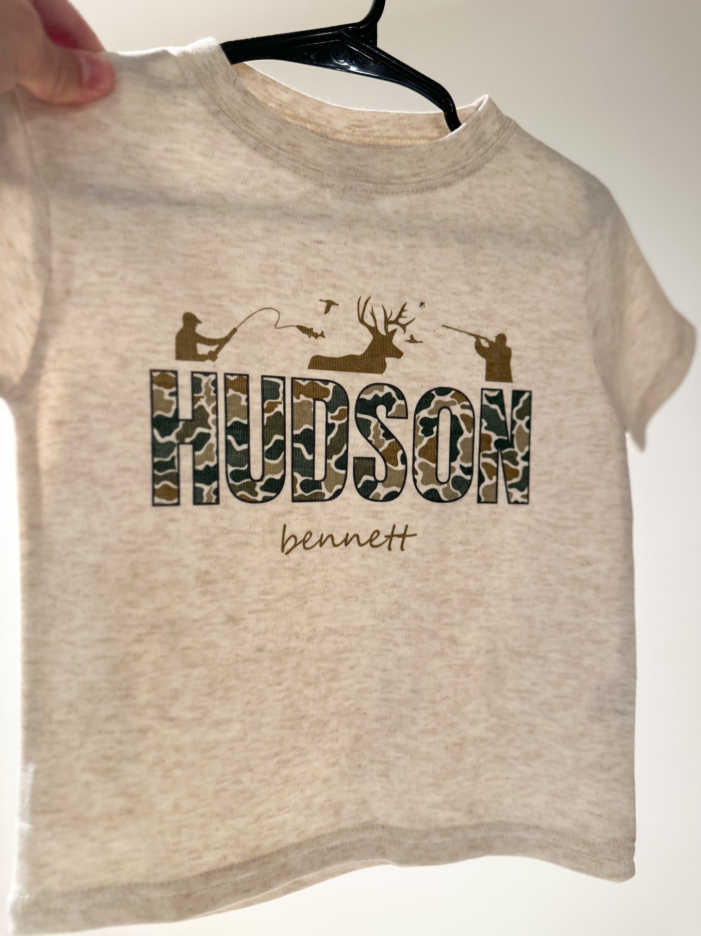Custom Camo Name Hunting Fishing