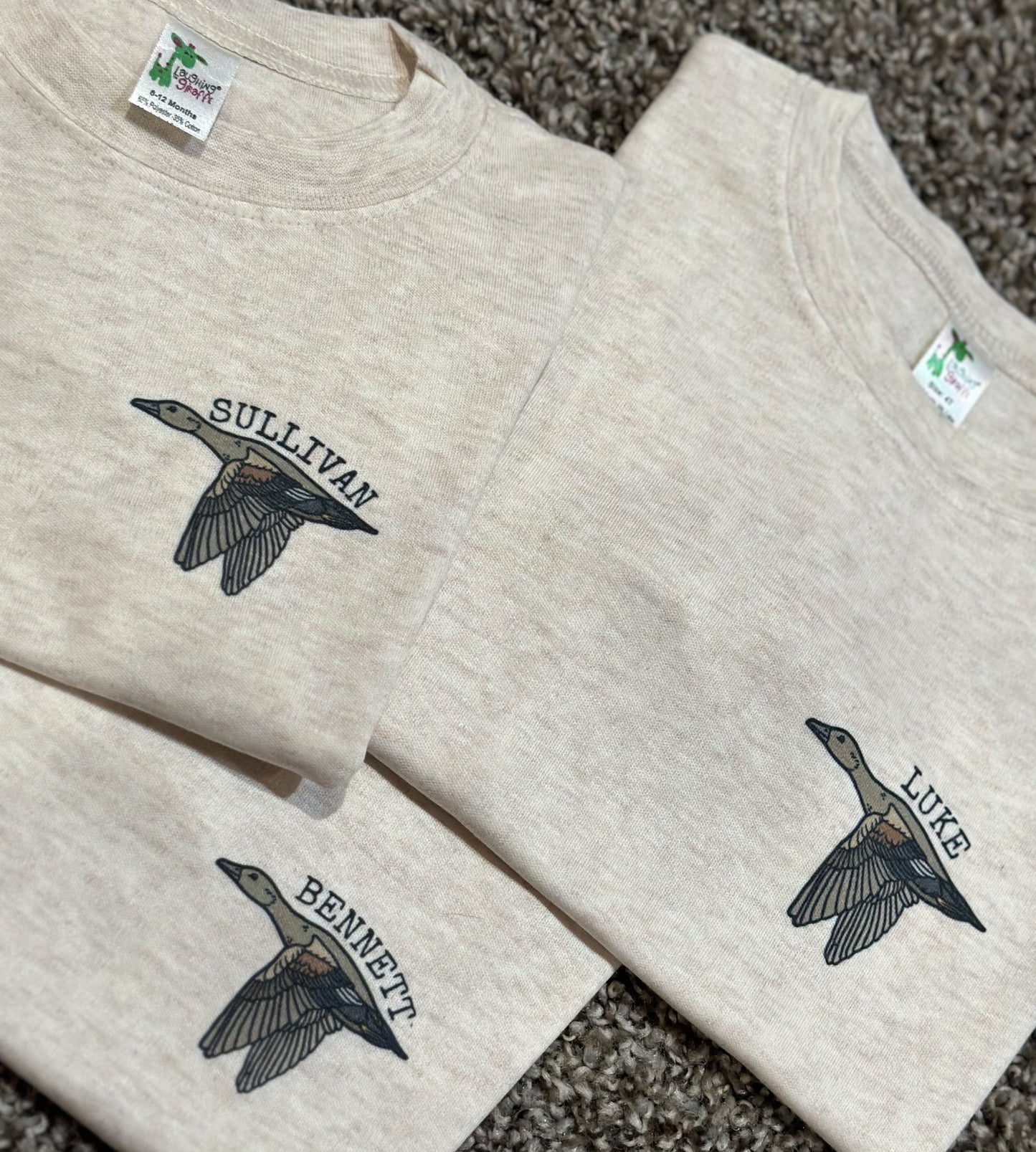 Custom Name Flying Duck