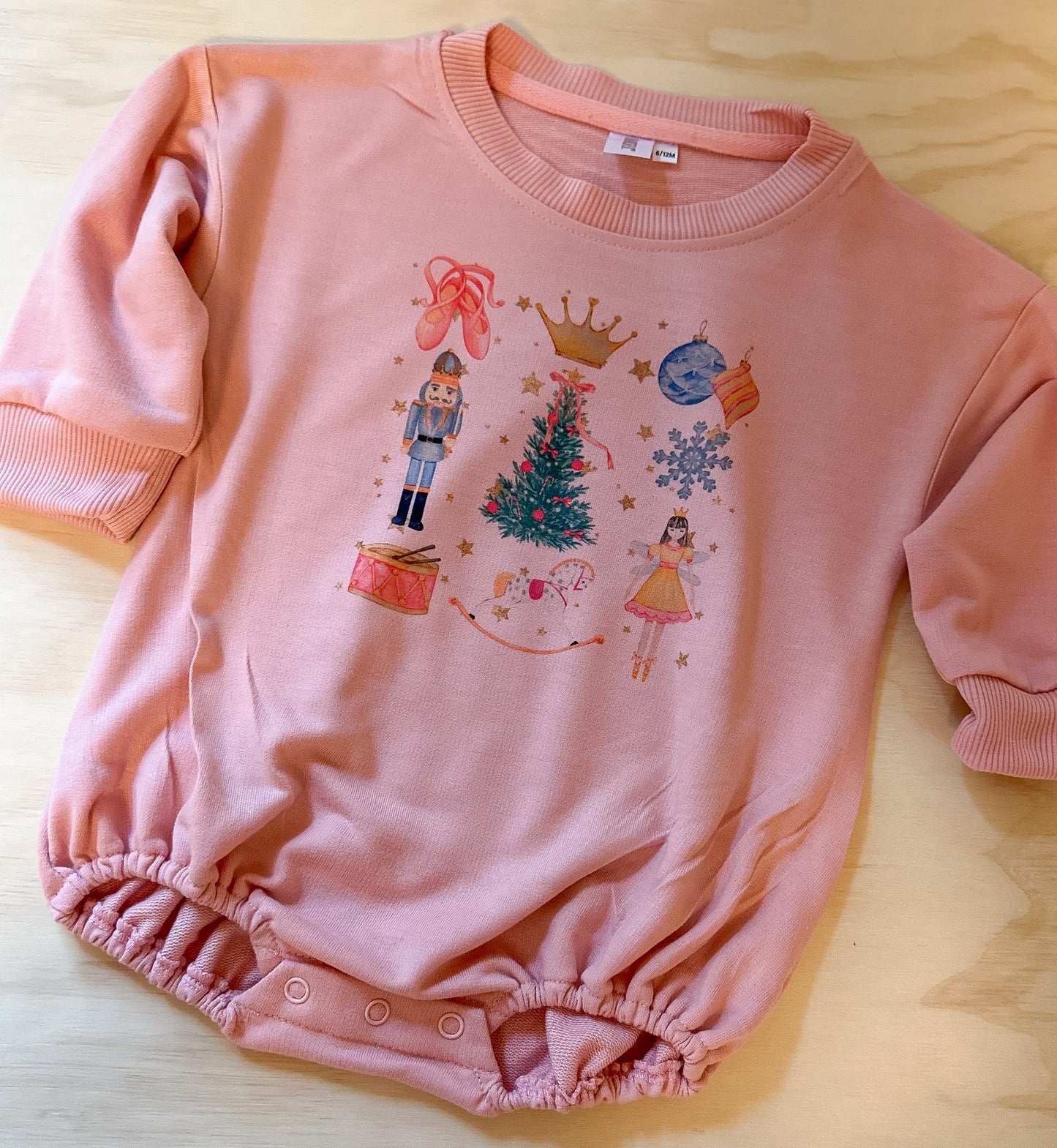 Dancer Christmas Sweatshirt Baggy Bubble