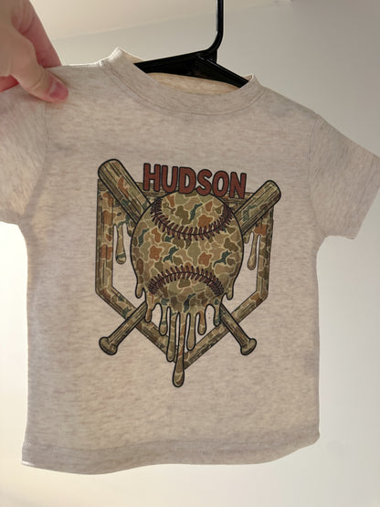 Custom Camo Baseball Home Plate