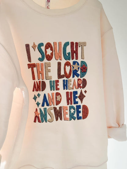 Sought the Lord Faux Yarn