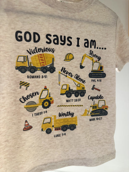 God Says I Am Construction