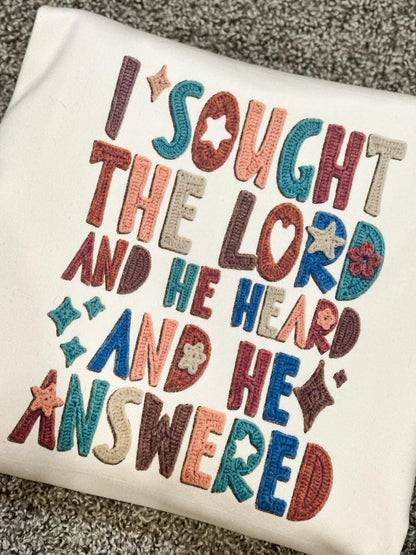 Sought the Lord Faux Yarn