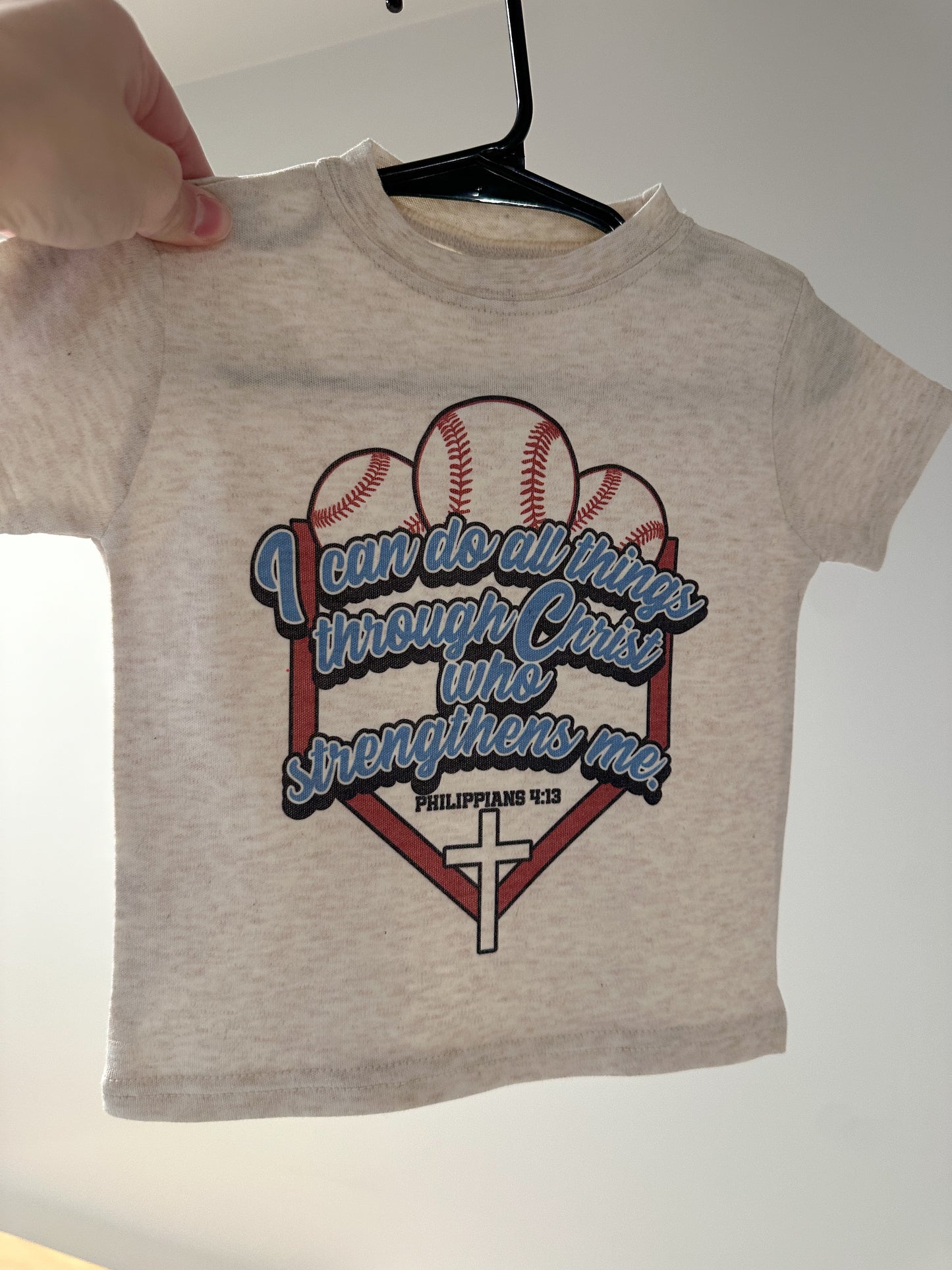 All Things Through Christ Baseball