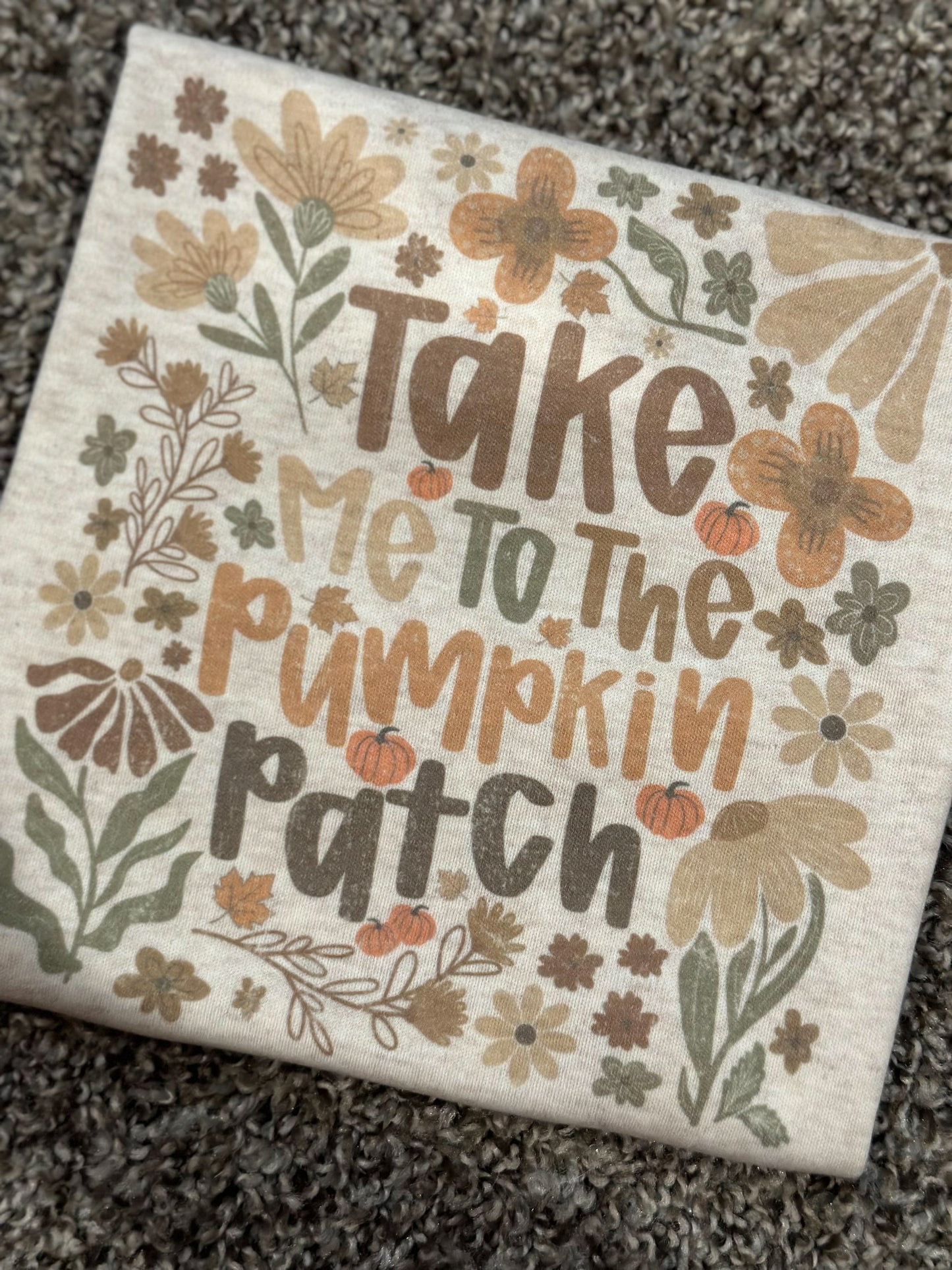 Floral Pumpkin Patch