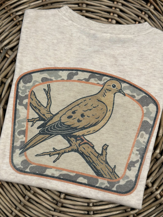 Orange Camo Dove Logo