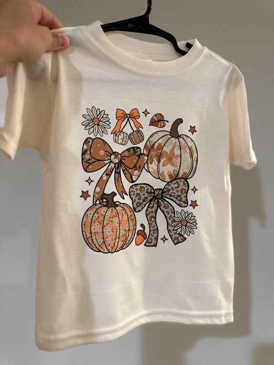Floral Fall Pumpkin Bows