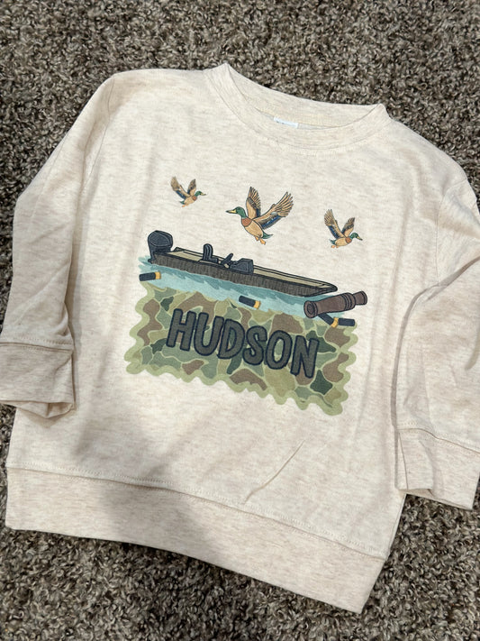 Custom Name Duck Boat