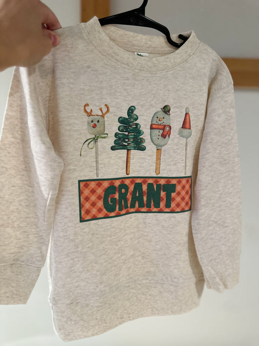 Custom Name Christmas Pops