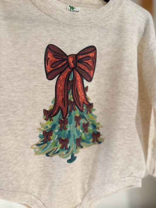 Faux Glitter Christmas Tree
