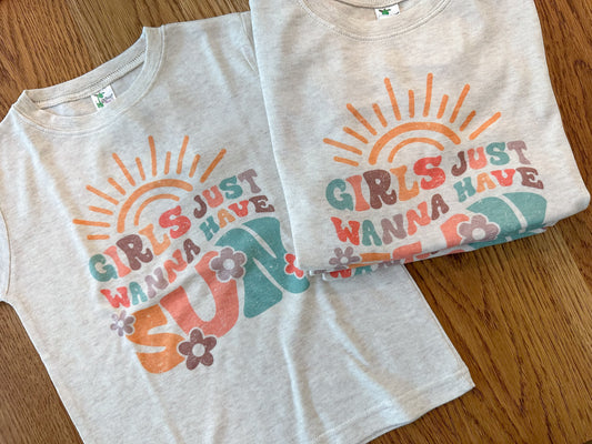 girls wanna have sun t-shirt