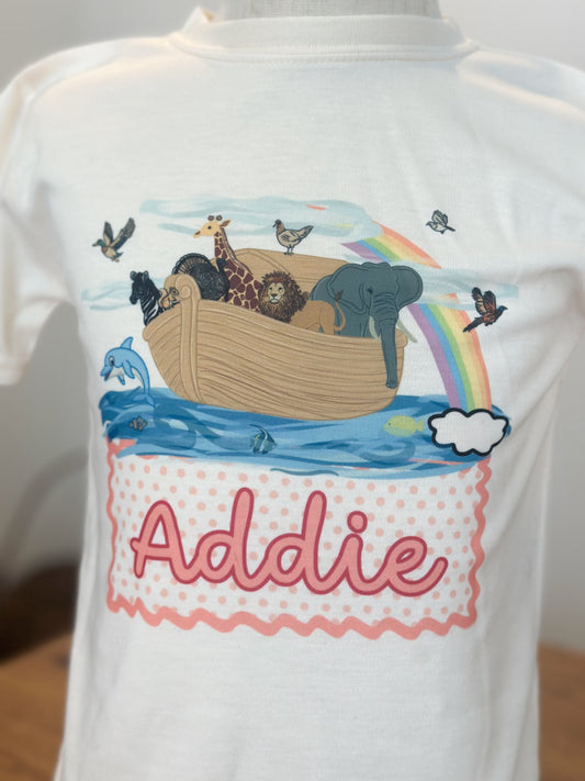 Custom Name GIRL Noah Ark