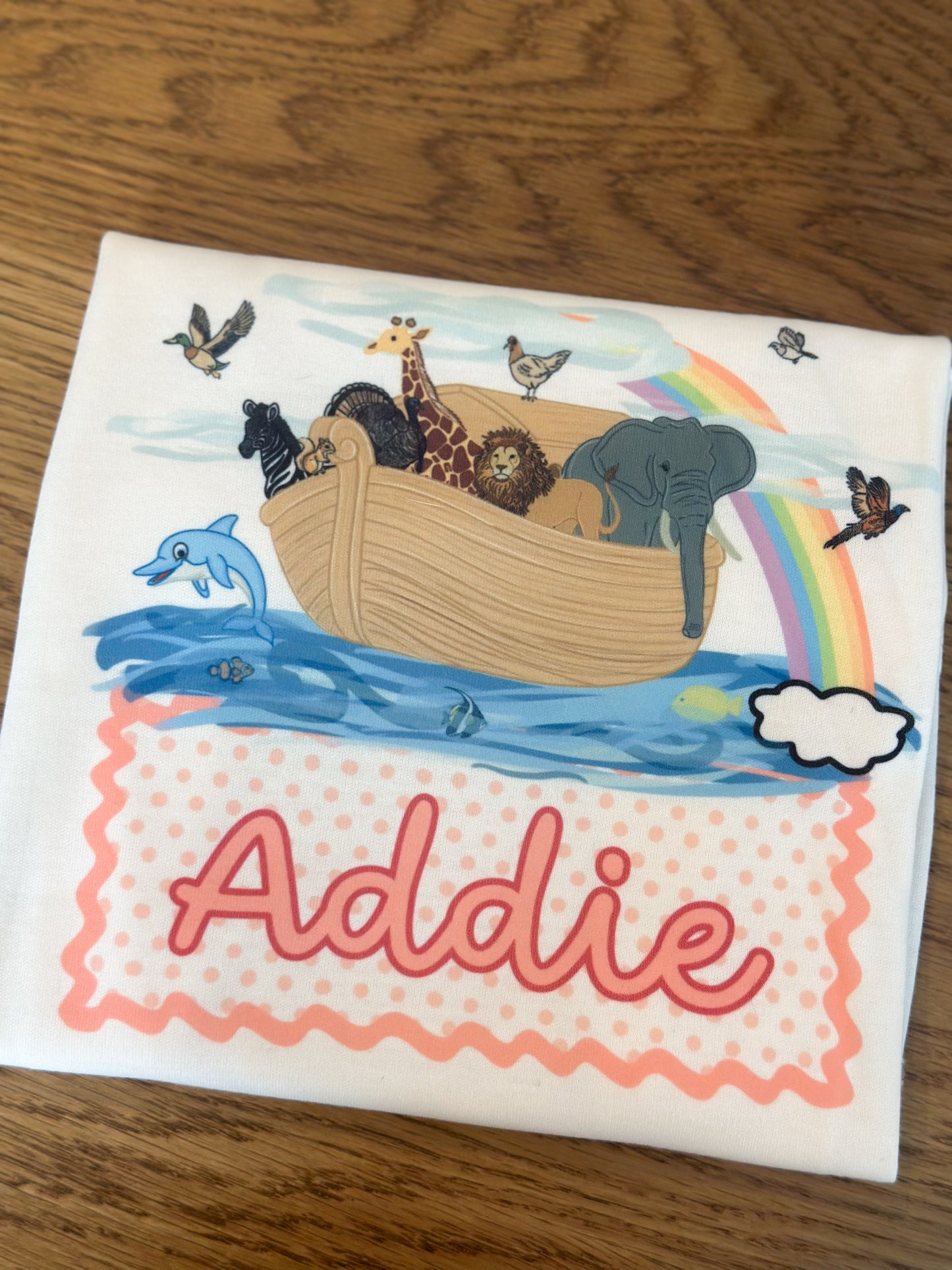 Custom Name GIRL Noah Ark
