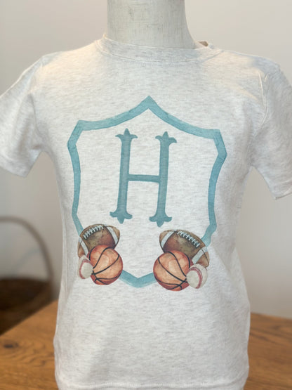 Custom Initial Sports Crest