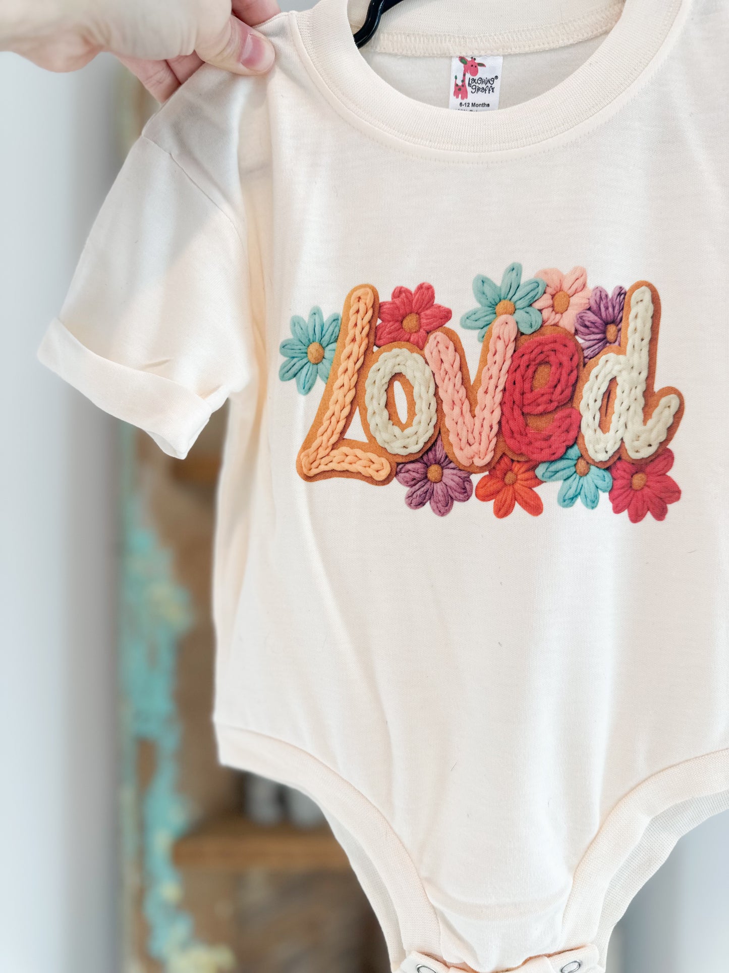 Floral Faux Yarn Loved