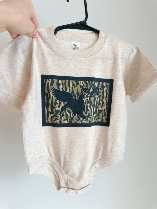 Camo Flying Ducks Patch