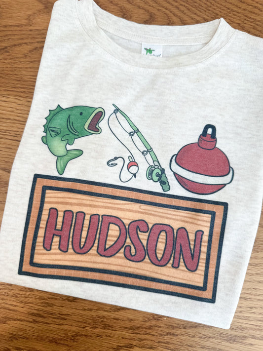 Custom Name Bass Fishing Bobber