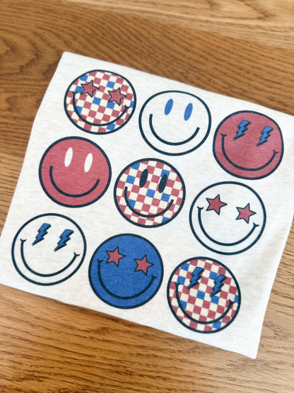Patriotic Check Smileys