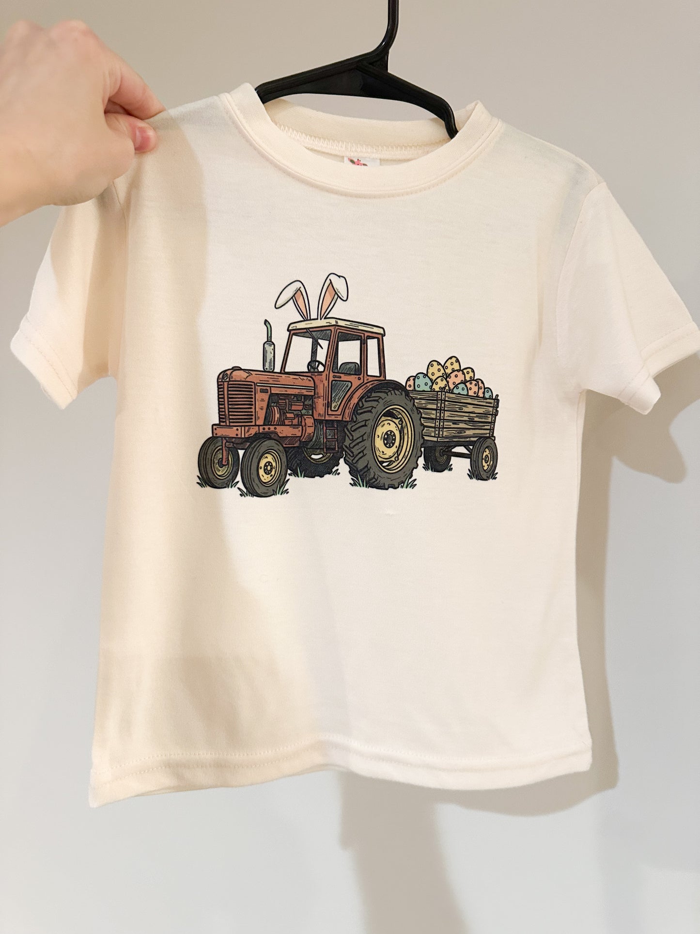 Bunny Ear Red Tractor