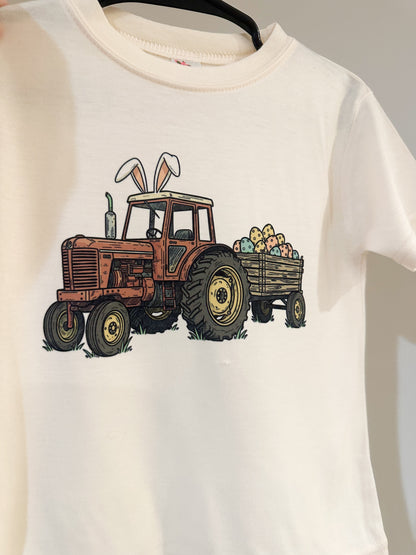 Bunny Ear Red Tractor