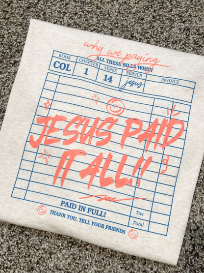 Jesus Paid it All Check