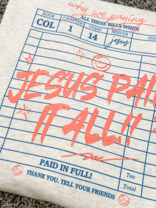Jesus Paid it All Check