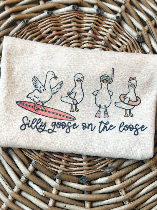 Beach Surfer GIRL Silly Goose on the Loose